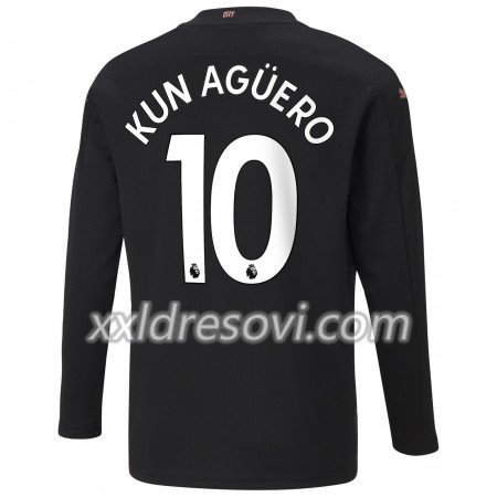 Manchester City Sergio Aguero 10 Drugi Nogometni Dres 2020-2021 Dugim Rukavima